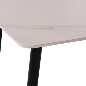 74928 ΤΡΑΠΕΖΙ RAVEN HM18149.01 ΚΕΡΑΜΙΚΟ TOP ΜΕ ΟΨΗ ΛΕΥΚΟ ΜΑΡΜΑΡΟ 140x80x74Υεκ.