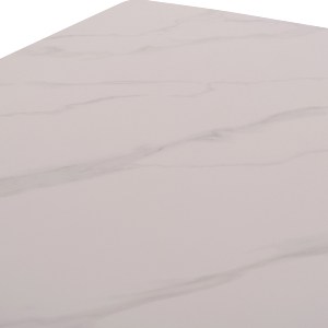 74928 ΤΡΑΠΕΖΙ RAVEN HM18149.01 ΚΕΡΑΜΙΚΟ TOP ΜΕ ΟΨΗ ΛΕΥΚΟ ΜΑΡΜΑΡΟ 140x80x74Υεκ.