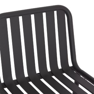 74932 ΣΚΑΜΠΟ ΜΠΑΡ ΑΛΟΥΜΙΝΙΟΥ RACHEL HM6341.01 ΓΚΡΙ 47x56,5x98,5Υεκ.