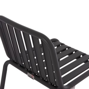 74932 ΣΚΑΜΠΟ ΜΠΑΡ ΑΛΟΥΜΙΝΙΟΥ RACHEL HM6341.01 ΓΚΡΙ 47x56,5x98,5Υεκ.