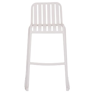74933 ΣΚΑΜΠΟ ΜΠΑΡ ΑΛΟΥΜΙΝΙΟΥ RACHEL HM6341.02 ΛΕΥΚΟ 47x56,5x98,5Υεκ.