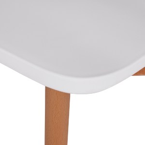 74937 ΣΕΤ ΤΡΑΠΕΖΑΡΙΑΣ 5ΤΜΧ MINIMAL HM21172 MDF TOP ΣΕ ΛΕΥΚΟ-ΣΚΕΛΕΤΟΣ ΣΕ ΦΥΣΙΚΟ ΞΥΛΟΥ