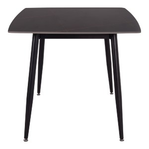74944 ΤΡΑΠΕΖΙ RAVEN HM18150.02 ΚΕΡΑΜΙΚΟ TOP ΜΕ ΟΨΗ ΜΑΥΡΟ ΜΑΡΜΑΡΟ 160x80x74Υεκ.