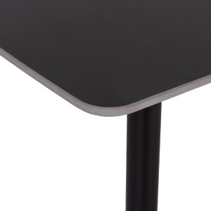 74944 ΤΡΑΠΕΖΙ RAVEN HM18150.02 ΚΕΡΑΜΙΚΟ TOP ΜΕ ΟΨΗ ΜΑΥΡΟ ΜΑΡΜΑΡΟ 160x80x74Υεκ.