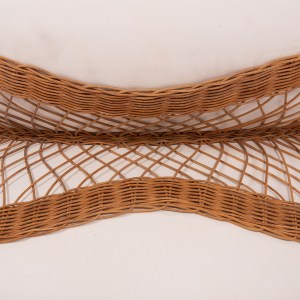 74945 ΤΡΑΠΕΖΙ ΣΑΛΟΝΙΟΥ ANNA HM18157.02 FIBER CEMENT ΛΕΥΚΟ-ΦΥΣΙΚΟ RATTAN--Φ92x44.5Υεκ