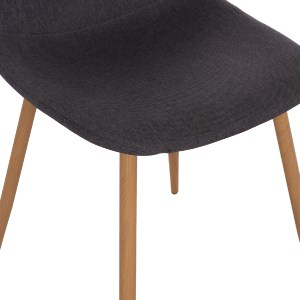 74951 ΣΕΤ ΤΡΑΠΕΖΑΡΙΑΣ 5ΤΜΧ MINARDO HM21179 MDF TOP ΣΕ ΜΑΥΡΟ--ΣΚΟΥΡΟ ΓΚΡΙ ΥΦΑΣΜΑ
