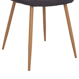 74951 ΣΕΤ ΤΡΑΠΕΖΑΡΙΑΣ 5ΤΜΧ MINARDO HM21179 MDF TOP ΣΕ ΜΑΥΡΟ--ΣΚΟΥΡΟ ΓΚΡΙ ΥΦΑΣΜΑ