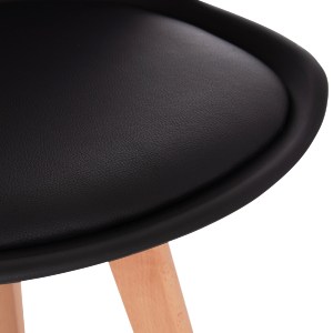 74953 ΣΕΤ ΤΡΑΠΕΖΑΡΙΑΣ 5ΤΜΧ VEGAS HM21185 MDF TOP ΣΕ ΜΑΥΡΟ--ΠΟΔΙΑ ΟΞΙΑΣ