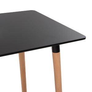 74953 ΣΕΤ ΤΡΑΠΕΖΑΡΙΑΣ 5ΤΜΧ VEGAS HM21185 MDF TOP ΣΕ ΜΑΥΡΟ--ΠΟΔΙΑ ΟΞΙΑΣ