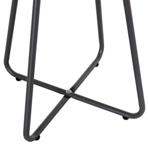 74956 ΣΕΤ LOUNGE 3TMX ΕΞ.ΧΩΡΟΥ PONY HM21193 ΜΕΤΑΛΛΟ ΣΕ ΓΚΡΙ--ΣΥΝΘ.RATTAN ΣΕ ΛΕΥΚΟ-ΜΑΥΡΟ