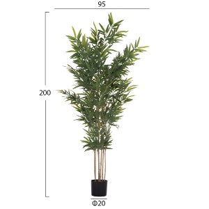 74971 ΔΙΑΚΟΣΜΗΤΙΚΟ ΣΥΝΘΕΤΙΚΟ ΦΥΤΟ HM4737 BAMBOO ΣΕ ΓΛΑΣΤΡΑ 20x95x200Υεκ.