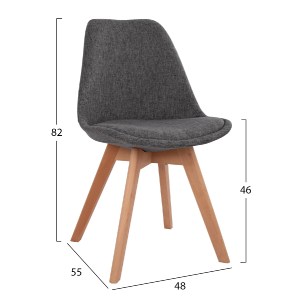 75024 ΣΕΤ ΤΡΑΠΕΖΑΡΙΑΣ 5ΤΜΧ VEGAS HM21177 MDF TOP ΣΕ ΓΚΡΙ--ΥΦΑΣΜΑ ΣΕ ΓΚΡΙ