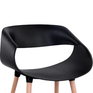75031 ΣΕΤ ΤΡΑΠΕΖΑΡΙΑΣ 5ΤΜΧ MAGGIE HM21187 MDF TOP & ΠΟΛΥΠΡΟΠΥΛΕΝΙΟ ΣΕ ΜΑΥΡΟ ΧΡΩΜΑ