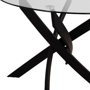 75034 ΣΕΤ ΤΡΑΠΕΖΑΡΙΑΣ 5ΤΜΧ LADY HM21199.03 ΓΥΑΛΙ--ΜΕΤΑΛΛΟ ΣΕ ΜΑΥΡΟ & ΒΕΛΟΥΔΟ ΚΥΠΑΡΙΣΣΙ