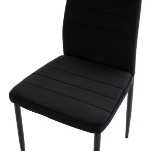 75035 ΣΕΤ ΤΡΑΠΕΖΑΡΙΑΣ 5ΤΜΧ LADY HM21199.04 ΓΥΑΛΙ--ΜΕΤΑΛΛΟ & ΒΕΛΟΥΔΟ ΣΕ ΜΑΥΡΟ