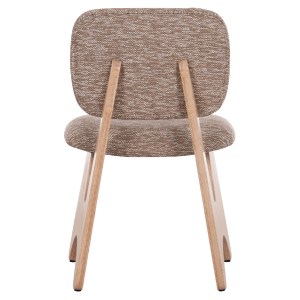 75052 ΚΑΡΕΚΛΑ ΤΡΑΠΕΖΑΡΙΑΣ BELLISI HM18248.01 ΚΑΦΕ ΥΦΑΣΜΑ-PLYWOOD ΧΡΩΜΑ ΔΡΥΟΣ 53x56x78Υεκ.
