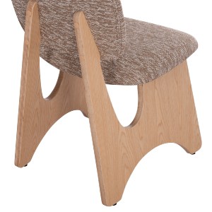 75052 ΚΑΡΕΚΛΑ ΤΡΑΠΕΖΑΡΙΑΣ BELLISI HM18248.01 ΚΑΦΕ ΥΦΑΣΜΑ-PLYWOOD ΧΡΩΜΑ ΔΡΥΟΣ 53x56x78Υεκ.