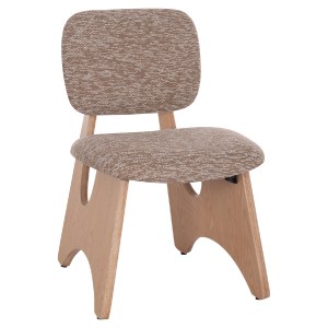 75052 ΚΑΡΕΚΛΑ ΤΡΑΠΕΖΑΡΙΑΣ BELLISI HM18248.01 ΚΑΦΕ ΥΦΑΣΜΑ-PLYWOOD ΧΡΩΜΑ ΔΡΥΟΣ 53x56x78Υεκ.