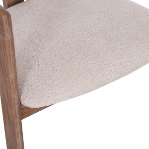 75054 ΠΟΛΥΘΡΟΝΑ ΤΡΑΠΕΖΑΡΙΑΣ KALL HM18247.01 ΜΠΕΖ ΥΦΑΣΜΑ--ΜΑΤ WHITEWASH PLYWOOD 56x45x73Υεκ.