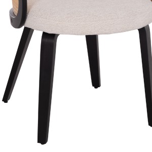 75058 ΠΟΛΥΘΡΟΝΑ ΤΡΑΠΕΖΑΡΙΑΣ BECKER HM18246.02 PLYWOOD ΜΑΥΡΟ--ΕΚΡΟΥ ΥΦΑΣΜΑ 54x62x79Υεκ.