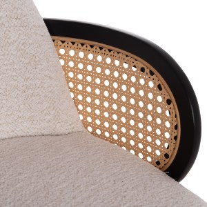 75064 ΣΚΑΜΠΟ ΜΠΑΡ ΠΕΡΙΣΤΡΕΦΟΜΕΝΟ BECKER HM18251.02 PLYWOOD ΜΑΥΡΟ--ΕΚΡΟΥ ΥΦΑΣΜΑ 50x52x100Υ