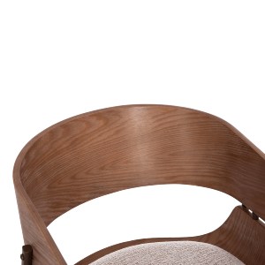 75066 ΠΟΛΥΘΡΟΝΑ KRILL HM18254.01 PLYWOOD ΣΕ WHITEWASH--ΜΕΤΑΛΛΟ ΣΕ ΧΑΛΚΙΝΟ 55,5x55x72Υεκ.