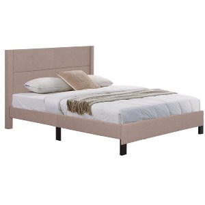 75102 ΚΡΕΒΑΤΙ TRILLOP HM666.15 ΜΠΕΖ ΥΦΑΣΜΑ ΓΙΑ ΣΤΡΩΜΑ 160X200εκ.