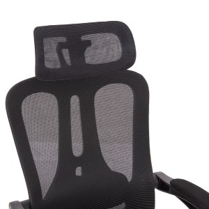 75133 ΚΑΡΕΚΛΑ ΓΡΑΦΕΙΟΥ BARNET HM18258.01 ΜΑΥΡΟ MESH-ΜΑΥΡΟΣ ΣΚΕΛΕΤΟΣ NYLON 61x62x123Υ