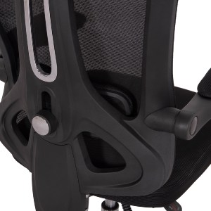 75133 ΚΑΡΕΚΛΑ ΓΡΑΦΕΙΟΥ BARNET HM18258.01 ΜΑΥΡΟ MESH-ΜΑΥΡΟΣ ΣΚΕΛΕΤΟΣ NYLON 61x62x123Υ