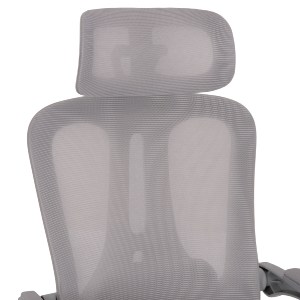 75134 ΚΑΡΕΚΛΑ ΓΡΑΦΕΙΟΥ BARNET HM18258.02 ΓΚΡΙ MESH-ΓΚΡΙ ΣΚΕΛΕΤΟΣ NYLON 61x62x123Υ