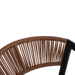75151 ΣΕΤ ΤΡΑΠΕΖΑΡΙΑΣ 5ΤΜΧ ADAM HM21160 ΚΑΡΕΚΛΕΣ ΑΛΟΥΜΙΝΙΟΥ & ΤΡΑΠΕΖΙ 120x70 ΓΚΡΙ