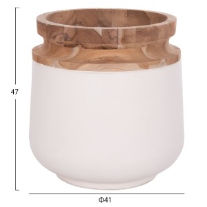 75194 ΔΙΑΚΟΣΜΗΤΙΚΑ ΒΑΖΑ ΔΑΠΕΔΟΥ 2ΤΜΧ LINTER HM21140.02 FIBER CEMENT ΛΕΥΚΟ-ΞΥΛΟ ΤΕΑΚ 47Υ & 60Υεκ