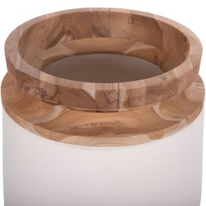 75194 ΔΙΑΚΟΣΜΗΤΙΚΑ ΒΑΖΑ ΔΑΠΕΔΟΥ 2ΤΜΧ LINTER HM21140.02 FIBER CEMENT ΛΕΥΚΟ-ΞΥΛΟ ΤΕΑΚ 47Υ & 60Υεκ