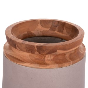 75196 ΔΙΑΚΟΣΜΗΤΙΚΑ ΒΑΖΑ ΔΑΠΕΔΟΥ 2ΤΜΧ LINTER HM21140.04 FIBER CEMENT TAUPE-ΞΥΛΟ ΤΕΑΚ 47Υ & 60Υεκ