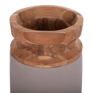 75196 ΔΙΑΚΟΣΜΗΤΙΚΑ ΒΑΖΑ ΔΑΠΕΔΟΥ 2ΤΜΧ LINTER HM21140.04 FIBER CEMENT TAUPE-ΞΥΛΟ ΤΕΑΚ 47Υ & 60Υεκ