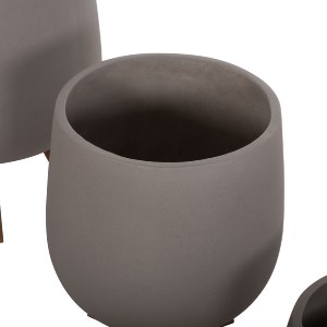 75205 ΣΕΤ 3 ΓΛΑΣΤΡΕΣ ΜΕ ΞΥΛΙΝΕΣ ΒΑΣΕΙΣ TRYLL HM4681.03 FIBER CEMENT--ΓΚΡΙ