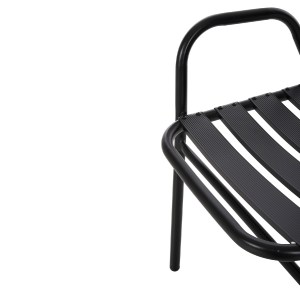 75209 ΣΕΤ ΤΡΑΠΕΖΑΡΙΑΣ 5ΤΜΧ ADAM HM21219.01 ΚΑΡΕΚΛΕΣ ΜΕΤΑΛΛΙΚΕΣ & ΤΡΑΠΕΖΙ 110x60 ΜΑΥΡΟ