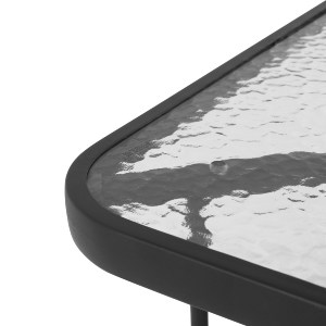 75209 ΣΕΤ ΤΡΑΠΕΖΑΡΙΑΣ 5ΤΜΧ ADAM HM21219.01 ΚΑΡΕΚΛΕΣ ΜΕΤΑΛΛΙΚΕΣ & ΤΡΑΠΕΖΙ 110x60 ΜΑΥΡΟ