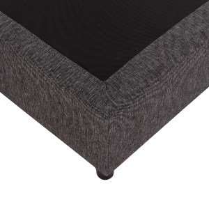 75217 ΥΠΟΣΤΡΩΜΑ/ΚΡΕΒΑΤΙ KING-SIZE SIGGY HM21218 ΓΚΡΙ ΥΦΑΣΜΑ--ΓΙΑ 180x200εκ.