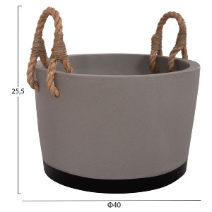 75224 ΓΛΑΣΤΡΑ ΕΣ. ΧΩΡΟΥ ΣΕΙΡΑ TRYLL HM4690L FIBER CEMENT ΓΚΡΙ & ΣΧΟΙΝΙ Φ40x25,5Υεκ.