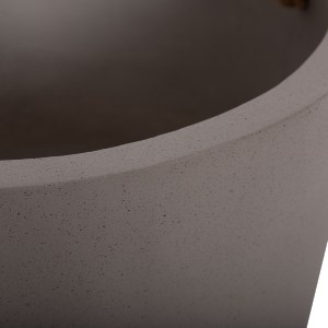 75224 ΓΛΑΣΤΡΑ ΕΣ. ΧΩΡΟΥ ΣΕΙΡΑ TRYLL HM4690L FIBER CEMENT ΓΚΡΙ & ΣΧΟΙΝΙ Φ40x25,5Υεκ.