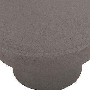 75229 ΤΡΑΠΕΖΙ ΣΑΛΟΝΙΟΥ PIRSON HM18155.03 FIBER CEMENT ΣΕ ΓΚΡΙ--Φ60x36Υεκ.