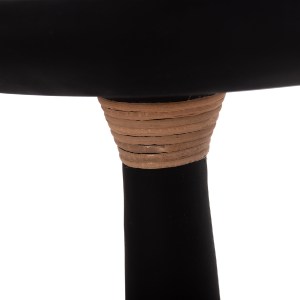 75235 ΒΟΗΘΗΤΙΚΟ ΤΡΑΠΕΖΙ ΓΙΑ ΛΑΜΠΑΤΕΡ TORG HM18170.01 FIBER CEMENT ΜΑΥΡΟ Φ41x62Υεκ.