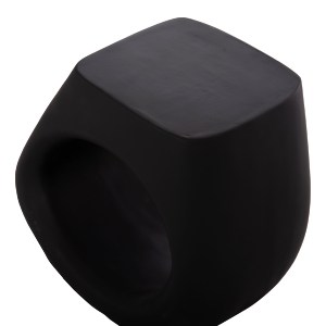 75236 ΣΚΑΜΠΟ ΣΑΛΟΝΙΟΥ LANS HM4691.01 FIBER CEMENT ΣΕ ΜΑΥΡΟ--58x28x45.5Υεκ.