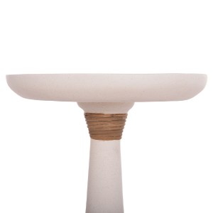 75238 ΒΟΗΘΗΤΙΚΟ ΤΡΑΠΕΖΙ ΓΙΑ ΛΑΜΠΑΤΕΡ TORG HM18170.02 FIBER CEMENT ΛΕΥΚΟ Φ41x62Υεκ.