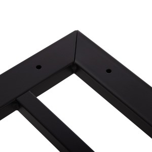 75239 ΒΑΣΗ ΤΡΑΠΕΖΙΟΥ ΜΕΤΑΛΛΙΚΗ ΔΙΠΛΗ HM461.12 ΛΕΥΚΗ ΜΕ ΡΕΓΟΥΛΑΤΟΡΟΥΣ 100x60x73Υεκ.