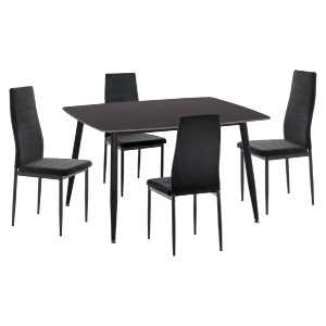 75276 ΣΕΤ ΤΡΑΠΕΖΑΡΙΑΣ 5ΤΜΧ RAVEN HM21224.02 ΚΕΡΑΜΙΚΟ TOP ΜΑΥΡΟ ΜΑΡΜΑΡΟ--ΒΕΛΟΥΔΟ ΜΑΥΡΟ