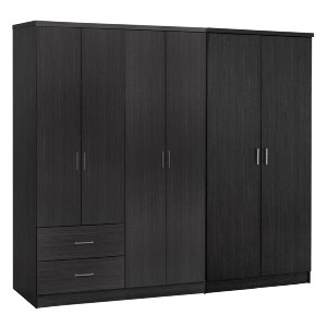 75313 ΝΤΟΥΛΑΠΑ 6ΦΥΛΛΗ BLAKELY HM21235.01 ΜΕΛΑΜΙΝΗ ΧΡΩΜΑ ZEBRANO 201x43x181Υεκ