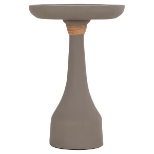 75471 ΒΟΗΘΗΤΙΚΟ ΤΡΑΠΕΖΙ ΓΙΑ ΛΑΜΠΑΤΕΡ TORG HM18170.03 FIBER CEMENT ΓΚΡΙ Φ41x62Υεκ.