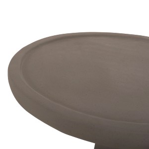 75471 ΒΟΗΘΗΤΙΚΟ ΤΡΑΠΕΖΙ ΓΙΑ ΛΑΜΠΑΤΕΡ TORG HM18170.03 FIBER CEMENT ΓΚΡΙ Φ41x62Υεκ.